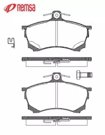 Комплект тормозных колодок METZGER 0582.00